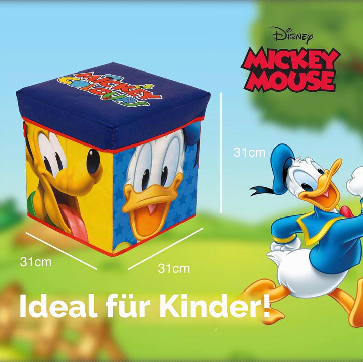 Superdiver - Faltbarer Korb von Mickey Maus, Donald, Pluto und Goofy - Offizielle Disney-Lizenz - Id