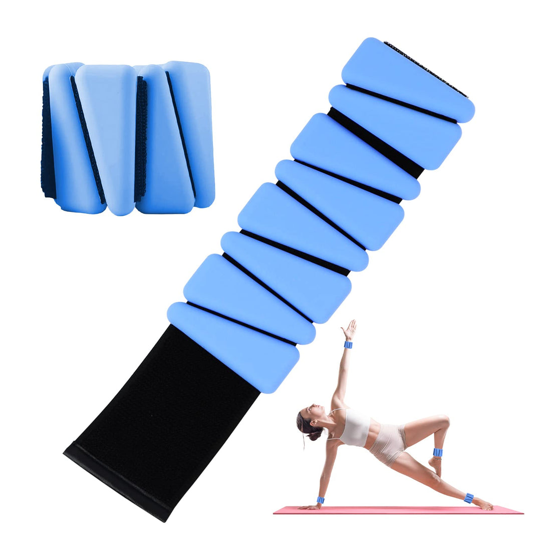 Handgelenkgewichte 2er Set, verstellbare Silikon-Workout-Gewichte für Frauen und Männer, tragbare Kn