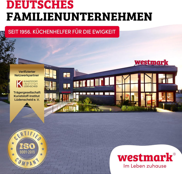 Westmark Salat-Set, 3tlg., Salatbutler, Salatbesteck und Dressingshaker, Kunststoff, Transparent/Grü