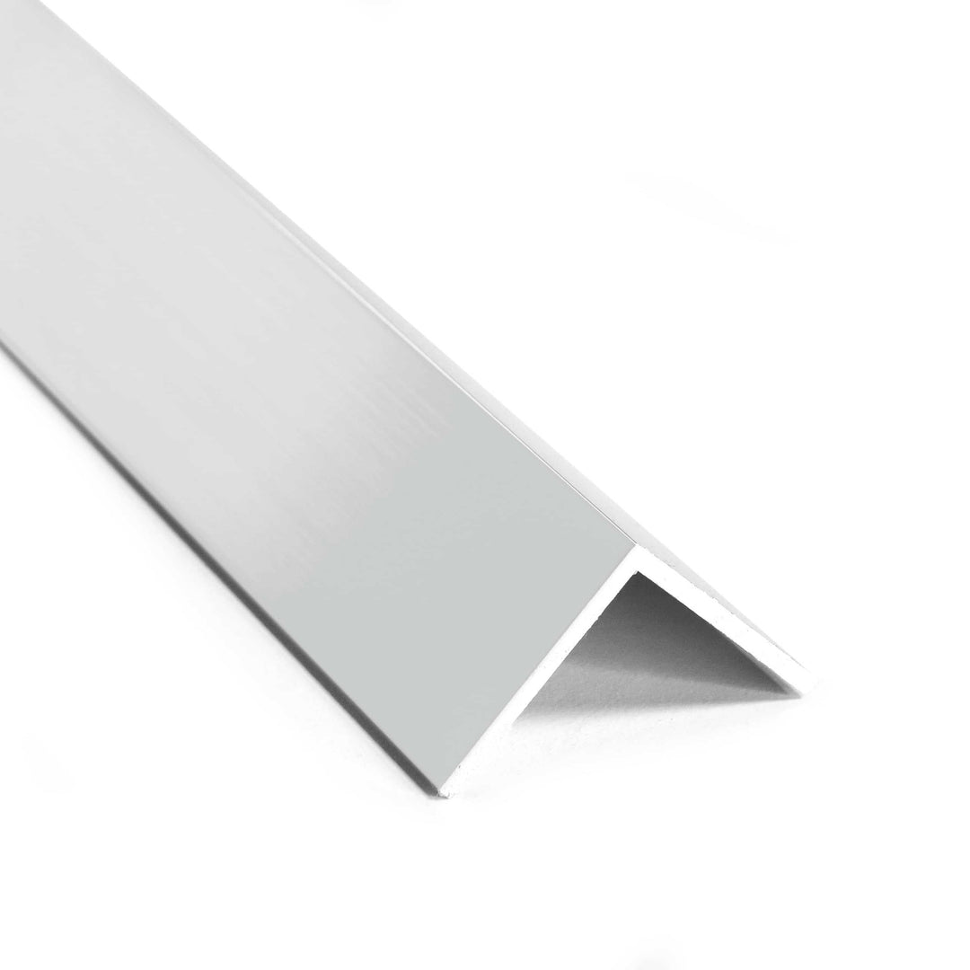 nielsen Aluminium Winkelprofil Silber matt eloxiert 2000x50x50 mm, Stärke: 2 mm, Länge: 200 cm, glei