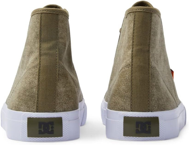 DC Shoes Herren Manual Hi Txse Sneaker, Washed Olive