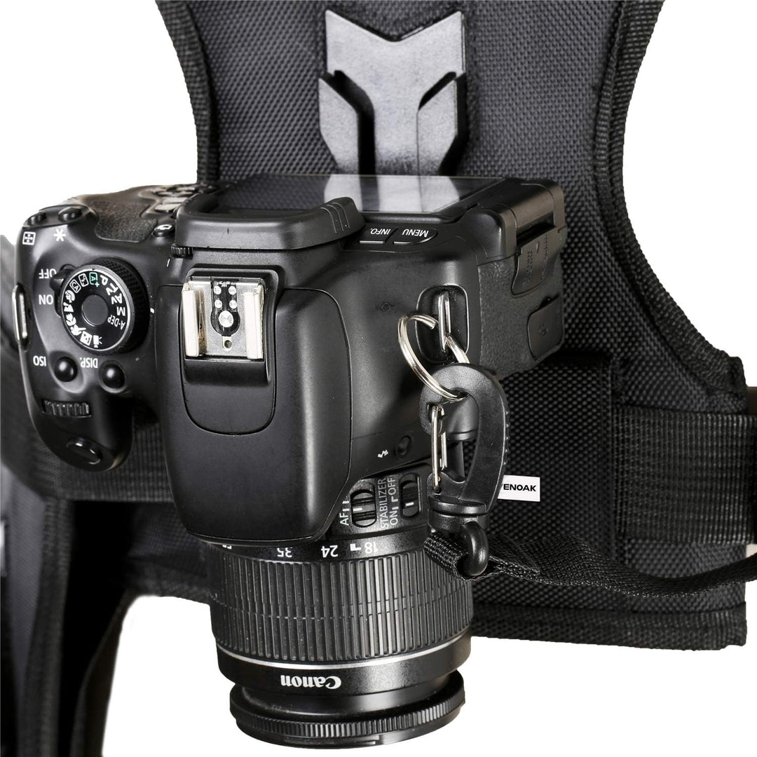 Multi-Kamera-Tragetruhe, Sevenoak SK-MSP01 Gurtsystem-Weste mit seitlichem Holster für Canon 6D 600D