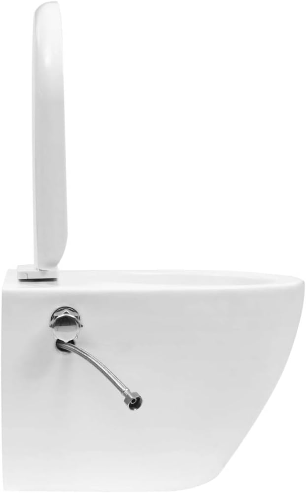 Wand-WC ohne Spülrand mit Einbau-Spülkasten Bidet-Funktion Softclose Spülrandlos Vorwandelement Häng