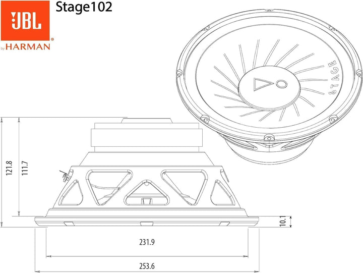 JBL Stage 102 10'' (25cm) Subwoofer/Bassteller Stage 102 10", Stage 102 10"