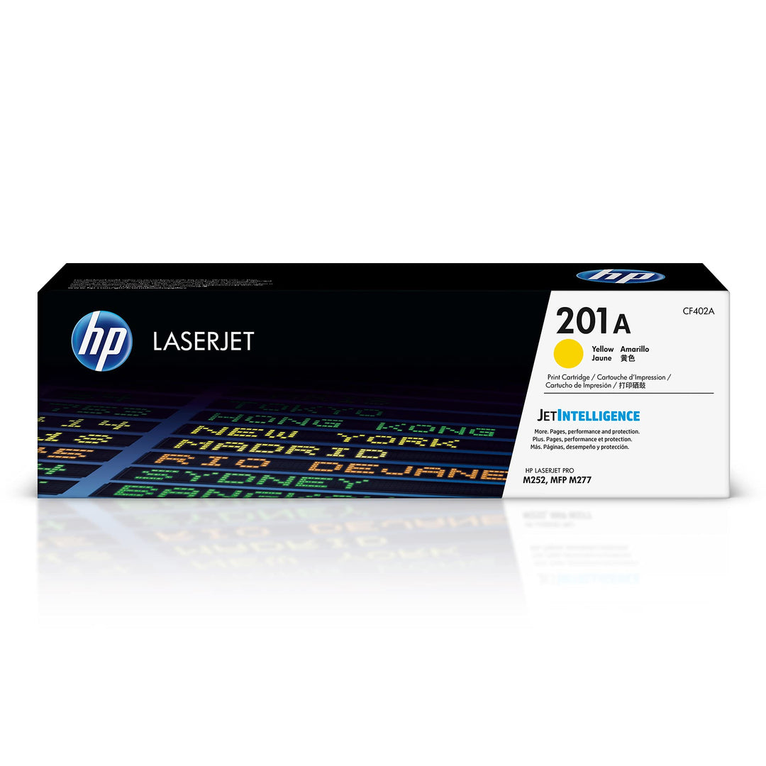 HP 201A (CF402A) Gelb Original Toner für HP Color Laserjet Pro M252, M274n, M277 Gelb Standard Singl