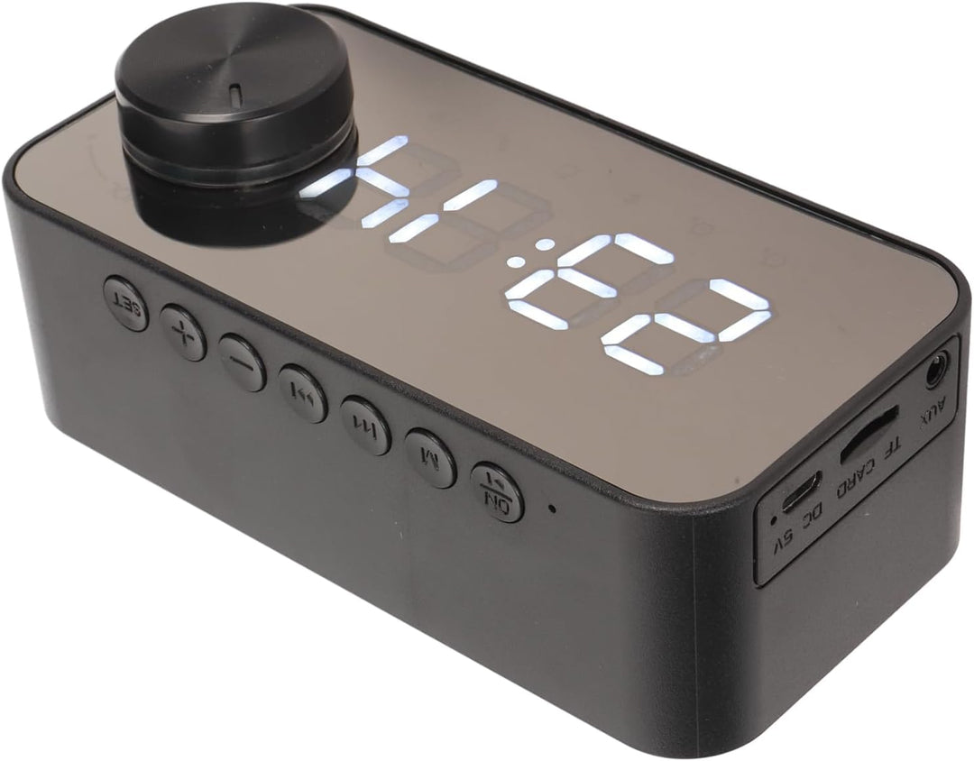 Wecker-Radio mit Bluetooth-Lautsprecher, Dual-Alarm-Digitaluhren Am Bett mit UKW-Radio, Integriertem