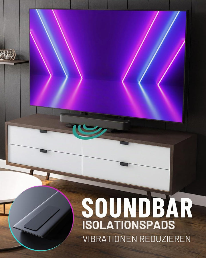 Echogear Universal Grosser TV-Ständer - Höhenverstellbarer Sockel für Fernseher bis zu 77 "- Wackelf