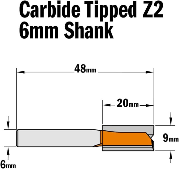 CMT ORANGE TOOLS 711.090.11 - NUTFRÄSERHM S=6 D=9X20