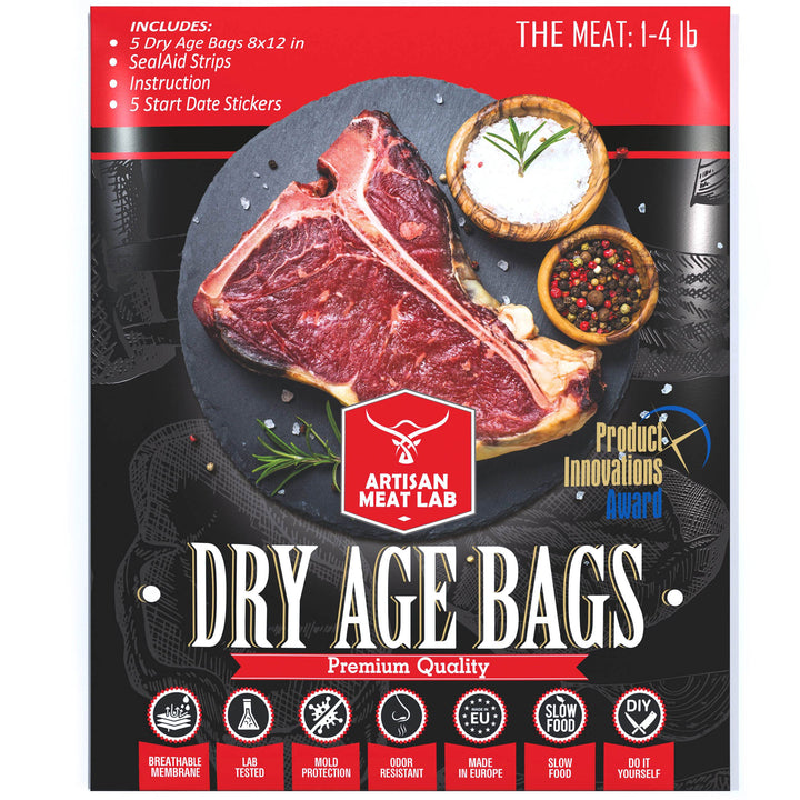 Dry Age Beutel für Rindersteak.Erstellen Sie einfach köstliches DIY-Age-Fleisch.Atmungsaktives Membr
