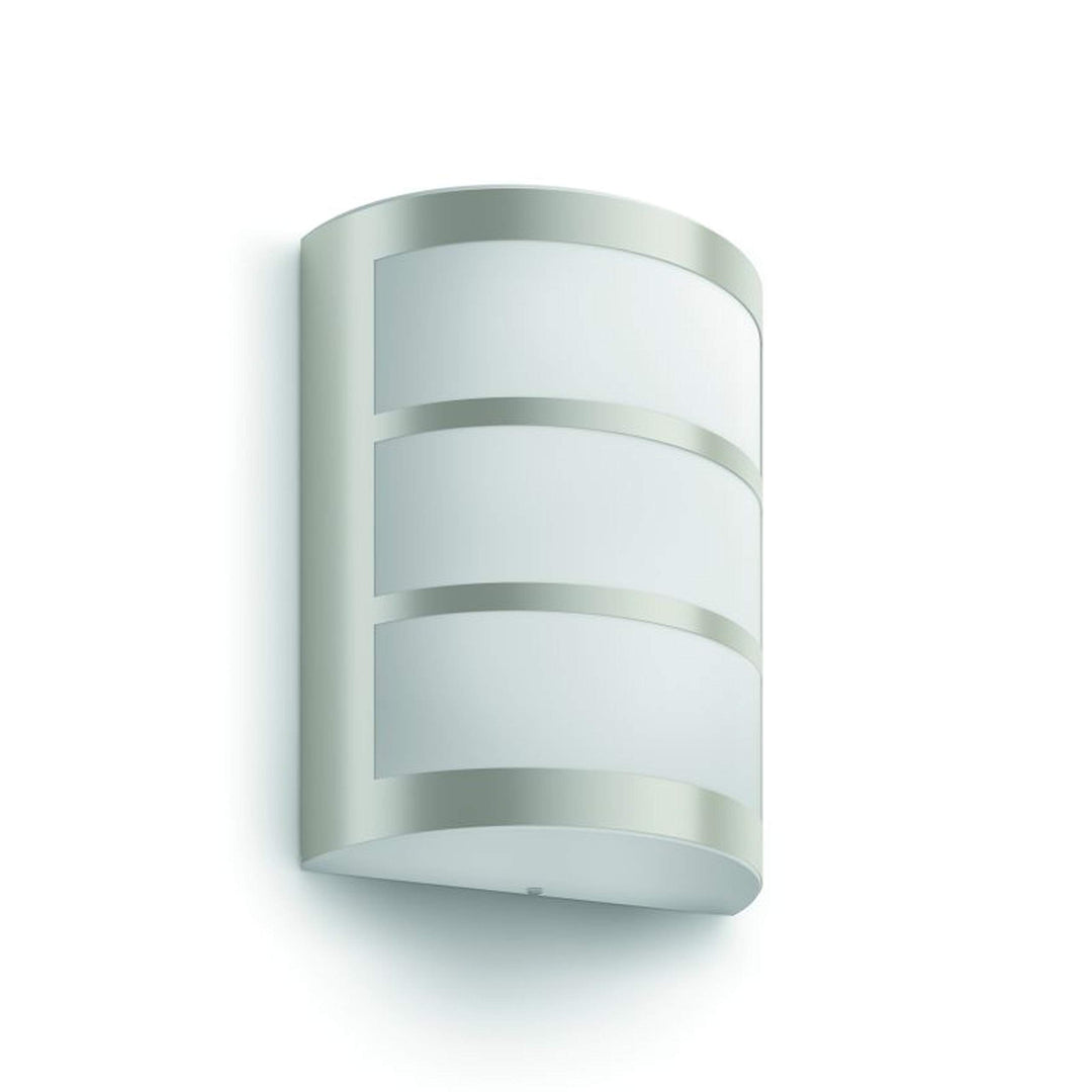 Philips myGarden LED Python Wandaussenleuchte, 6W, Edelstahl ohne Bewegungsmelder, ohne Bewegungsmel
