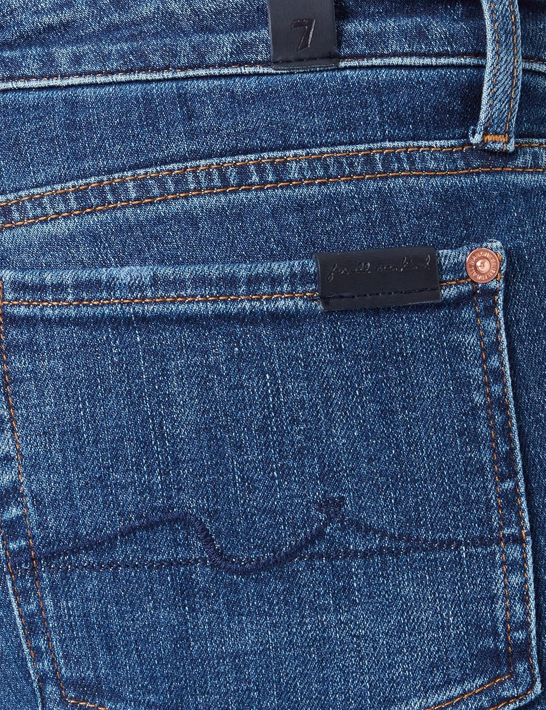 7 For All Mankind Damen Pyper Slim Illusion Jeans 26W / 26L Dark Blue, 26W / 26L Dark Blue