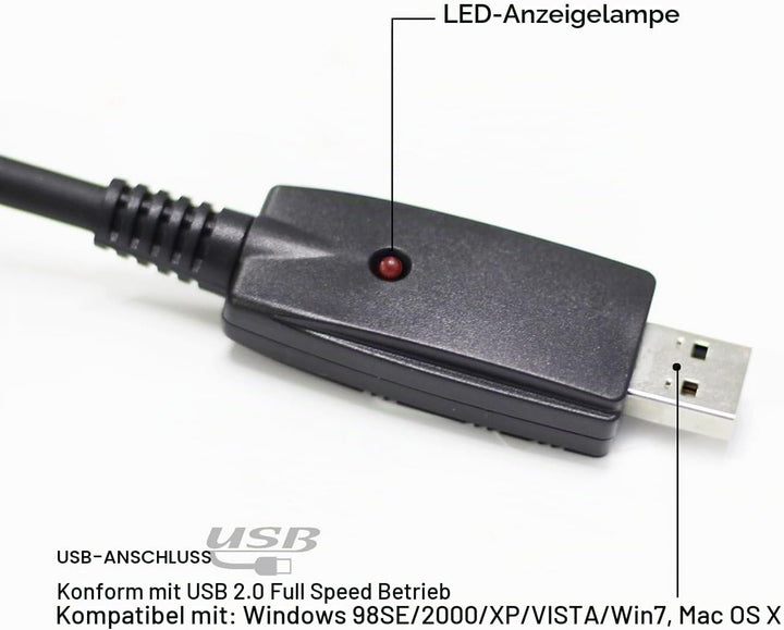 USB zu XLR Mikrofonkabel - 3 Pin Mic Link Converter Kabel Studio Audio Kabel Anschluss Cords Adapter