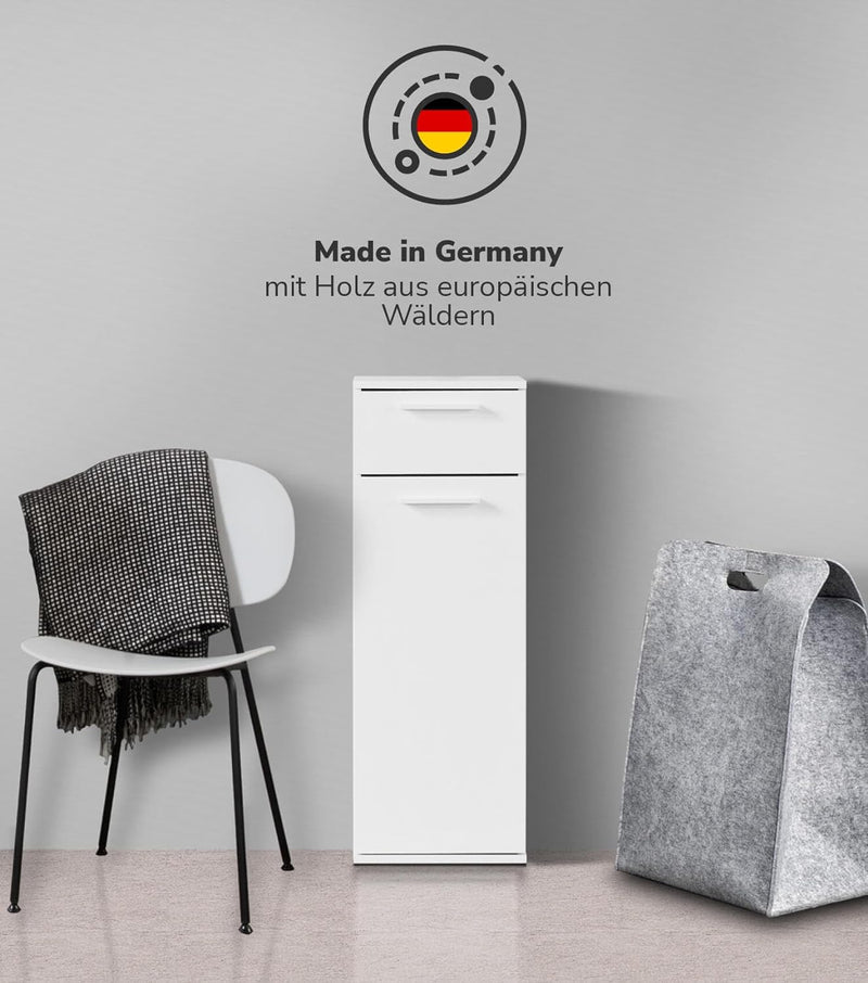 mokebo® Bad-Beistellschrank schmal &