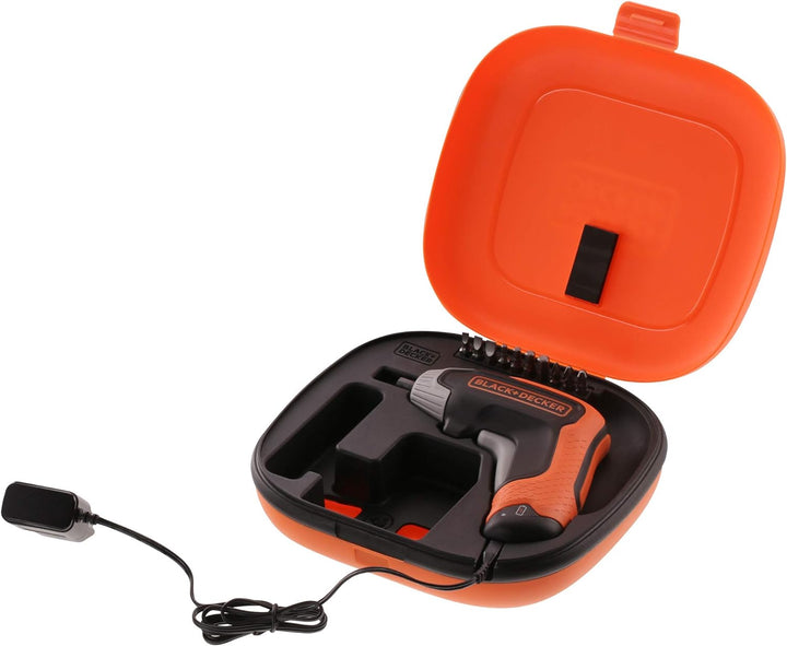 Black+Decker Akku-Schrauber (3.6 Volt, 5.5 Nm, mit LED-Licht, handlicher Schrauber für kleinere Schr