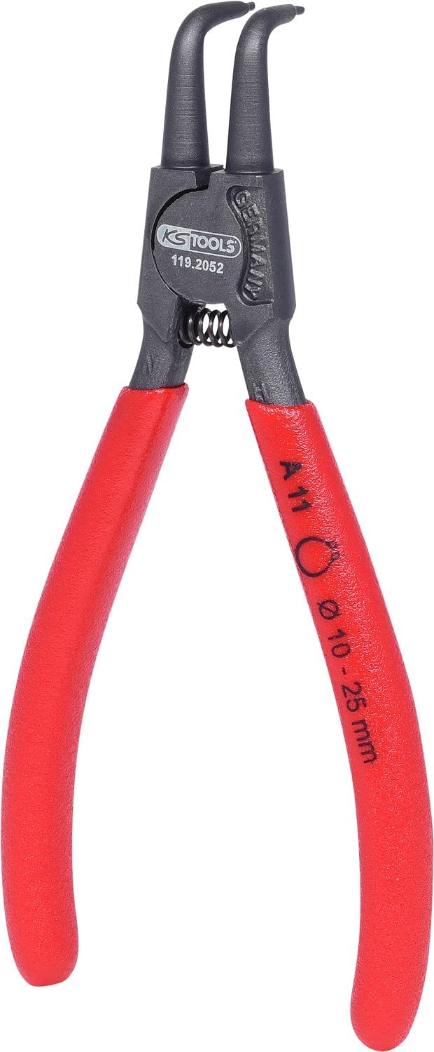 KS Tools 119.2052 Aussen-Sicherungszangen, abgewinkelt, 12-25 mm A11, 10-25 mm, A11, 10-25 mm