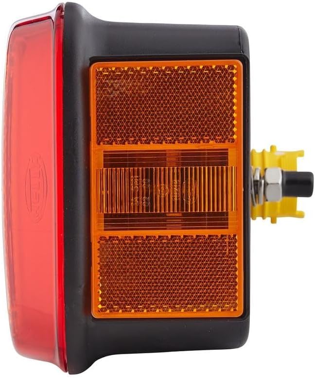 HELLA - Heckleuchte - EasyConn I - Glühlampe - 24V - Anbau/geschraubt - Lichtscheibenfarbe: mehrfarb