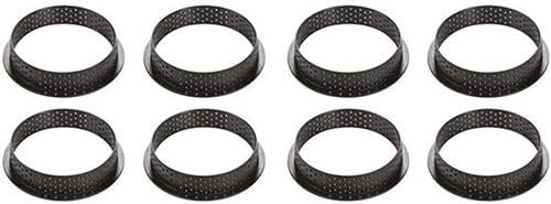 SILIKOMART - KIT TARTE RING PALET ¿70 MM - SET STAMPO IN SILICONE ¿64 H 18 MM + 8 ANELLI
