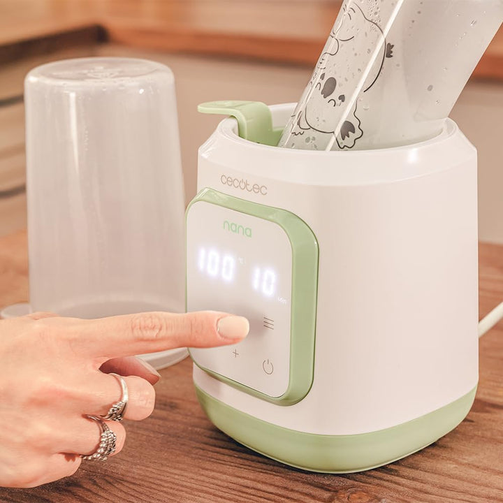 Cecotec Flaschenwärmer Nana BabyCare Single BottleWarmer, 4 Modi, Flaschenkorb, BPA-frei, sicher zum