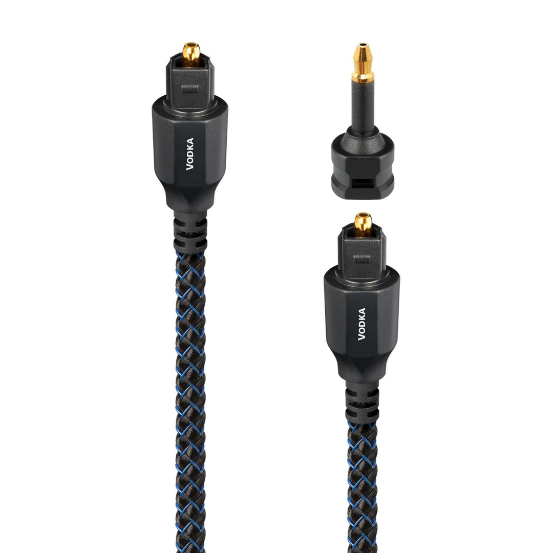 AudioQuest Vodka OptiLink Glasfaserkabel 0,75 m TOSLINK Schwarz