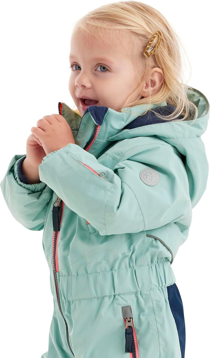 Killtec Unisex Fisw 31 Mns Onpc Skioverall/Schneeanzug mit Kapuze, wasserdicht 122-128 stahlmint, 12