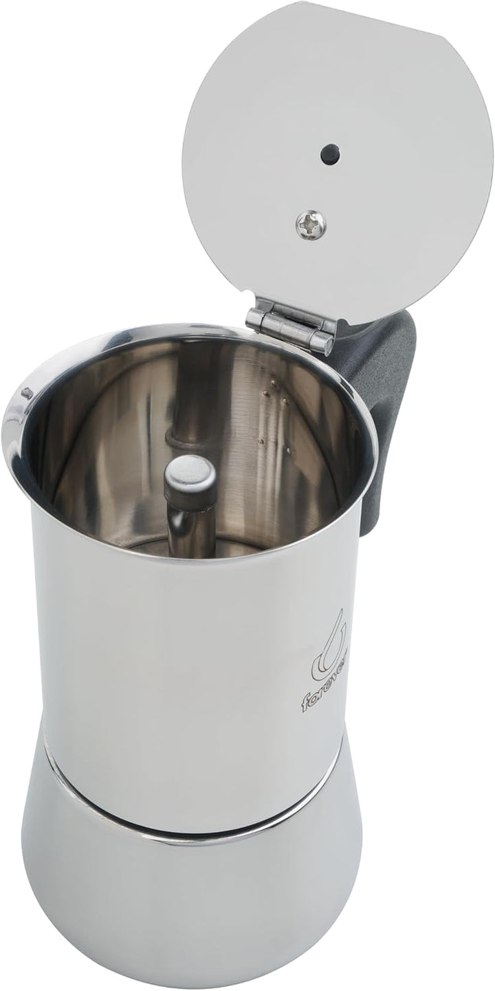 Kaufgut 121311 Miss Splendy Kaffeekanne, Edelstahl, 2 Tassen, 400 g, mehrfarbig, 2 Tassen