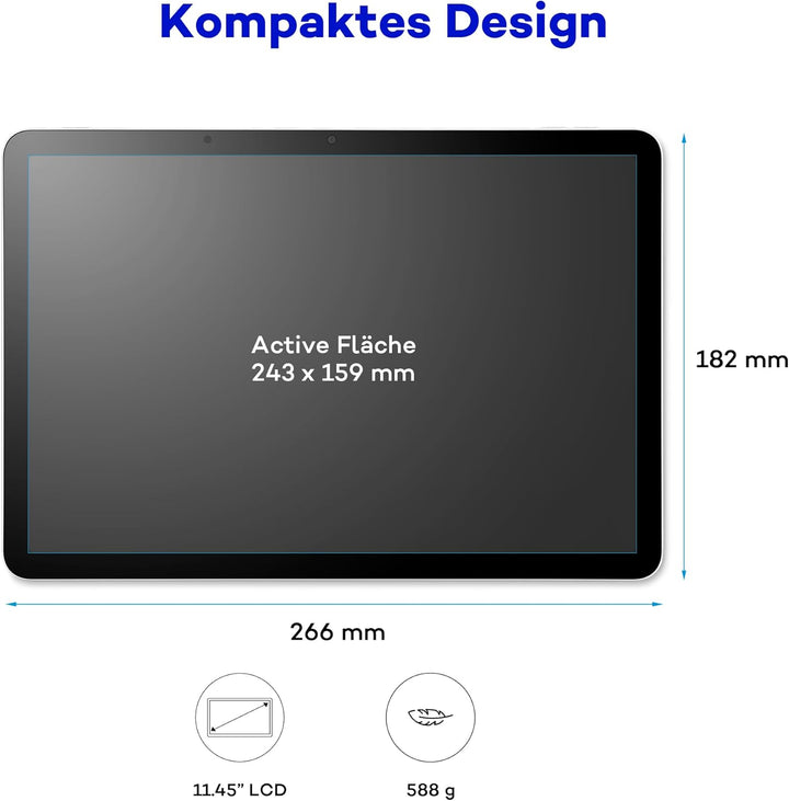 Wacom MovinkPad 11 Grafiktablett mit Display – Android-14-Zeichentablet (11″) für Junge Kreative. Mi