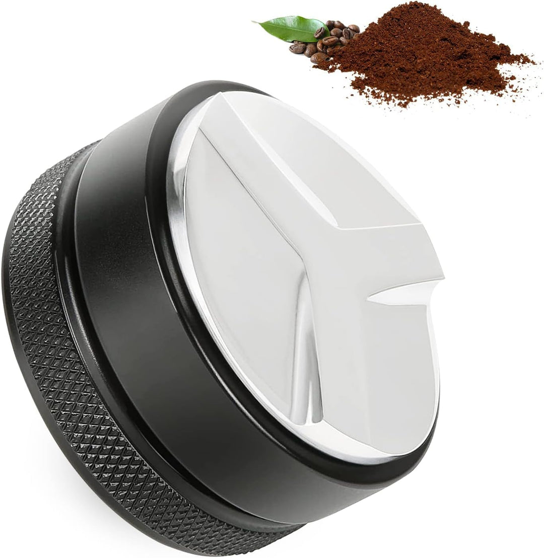 Coffee Distributor, Espresso Distribution Tool, Kaffeeverteiler Kaffeestampfer Einstellbarer Tiefena