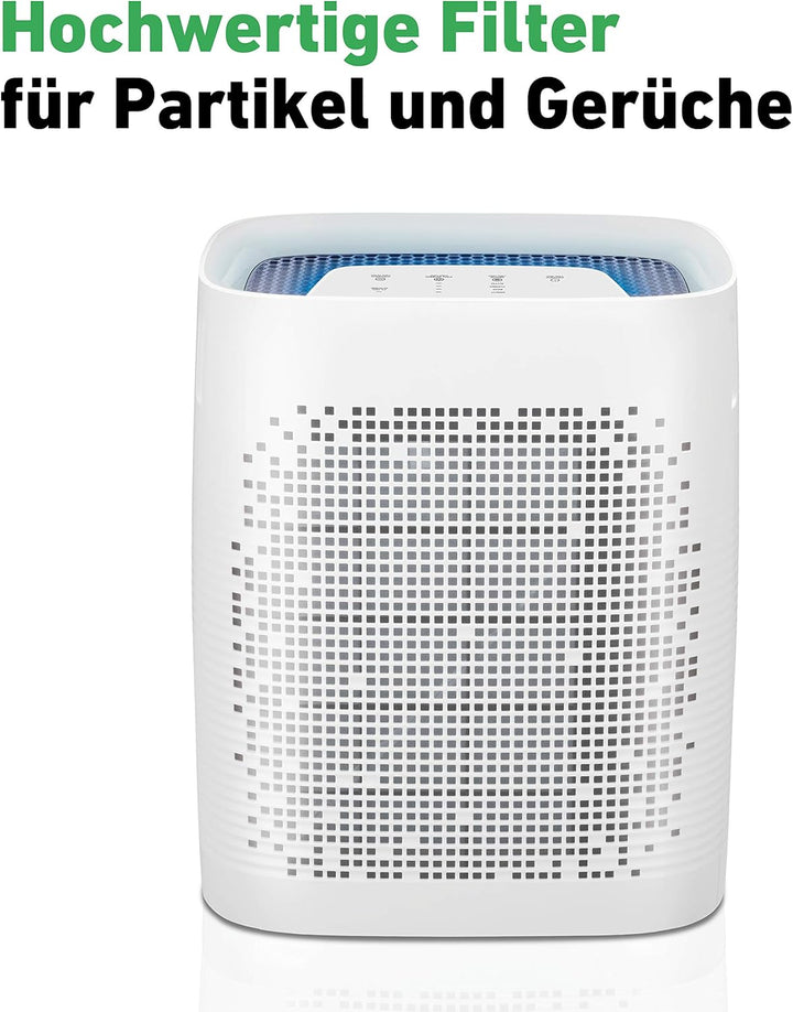 IDEAL Luftreiniger AP35 mit HEPA- & Geruchsfilter – bis 45m² – gegen Pollen, Feinstaub, Allergene, R