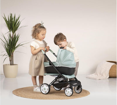 Smoby - Maxi Cosi 3-in-1 Kombi Puppenwagen - für Puppen bis 42 cm – wandelbarer Puppenwagen für unte