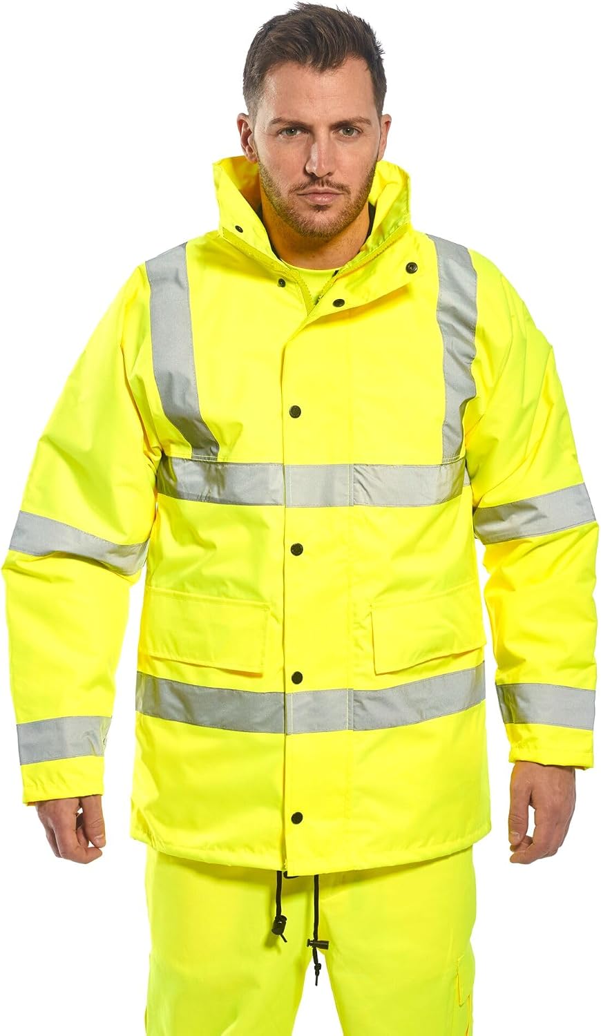 Portwest S460 Wasserdichte Komfort Hi-Vis Winter-Verkehrsjacke Gelb, XL XL Gelb, XL Gelb