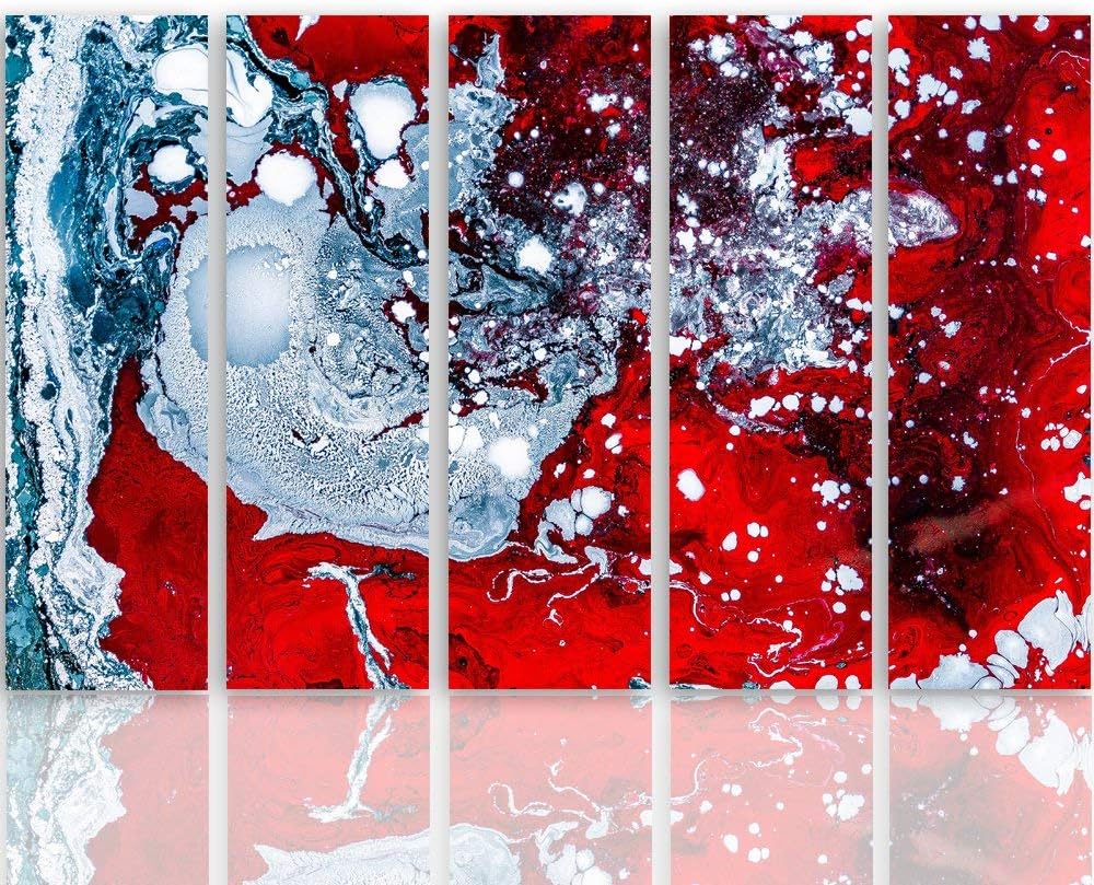 Feeby. Wandbild - 5 Teile - Deko Bilder, gedrucktes Bild, Deco Panel, Foto, Kunstdrucke, 5-Teilig, T