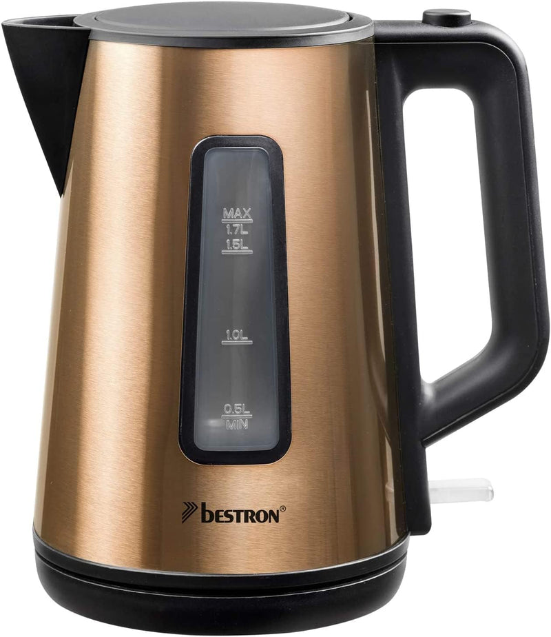 Bestron Kaffeemashine mit Kanne für 8 Tassen Kaffee + Bestron Wasserkocher (1,7 Liter) + Bestron Toa