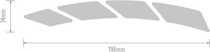 Riesel Design - re:Flex - reflektierende Felgen Aufkleber (21 x 12 cm) | Reflektor Sticker für Fahrr