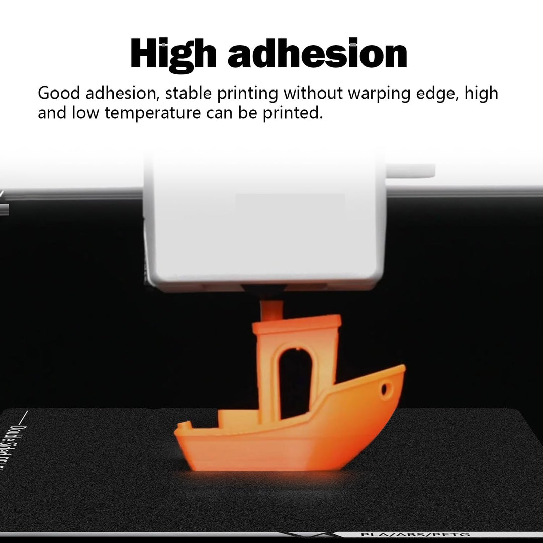 HzdaDeve 266x276MM für Kobra X/S1 Combo Build Plate PEI Blatt Doppelseitige Texturierte Platte Behei