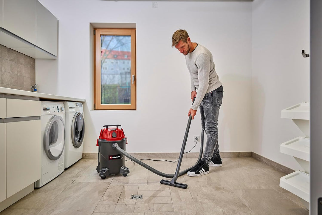 Einhell Nass-Trockensauger TC-VC 1825 A (1.250 Watt, 180 mbar Saugleistung, Automatiksteckdose, 25 L