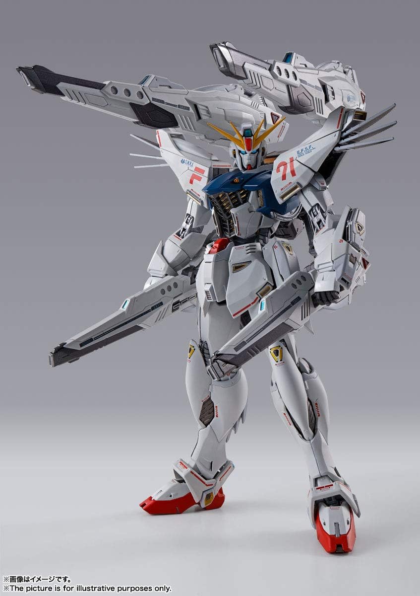BANDAI - Metallbuild Gundam f91 Chronicle Weiss, 177000, Mehrfarbig, One Size