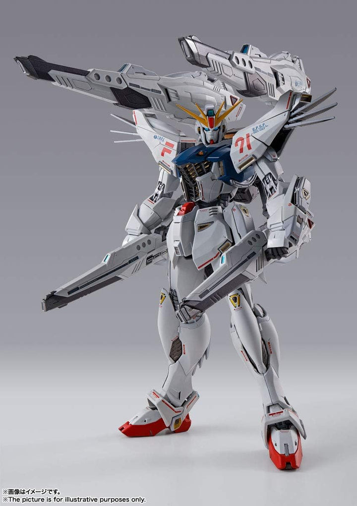 BANDAI - Metallbuild Gundam f91 Chronicle Weiss, 177000, Mehrfarbig, One Size