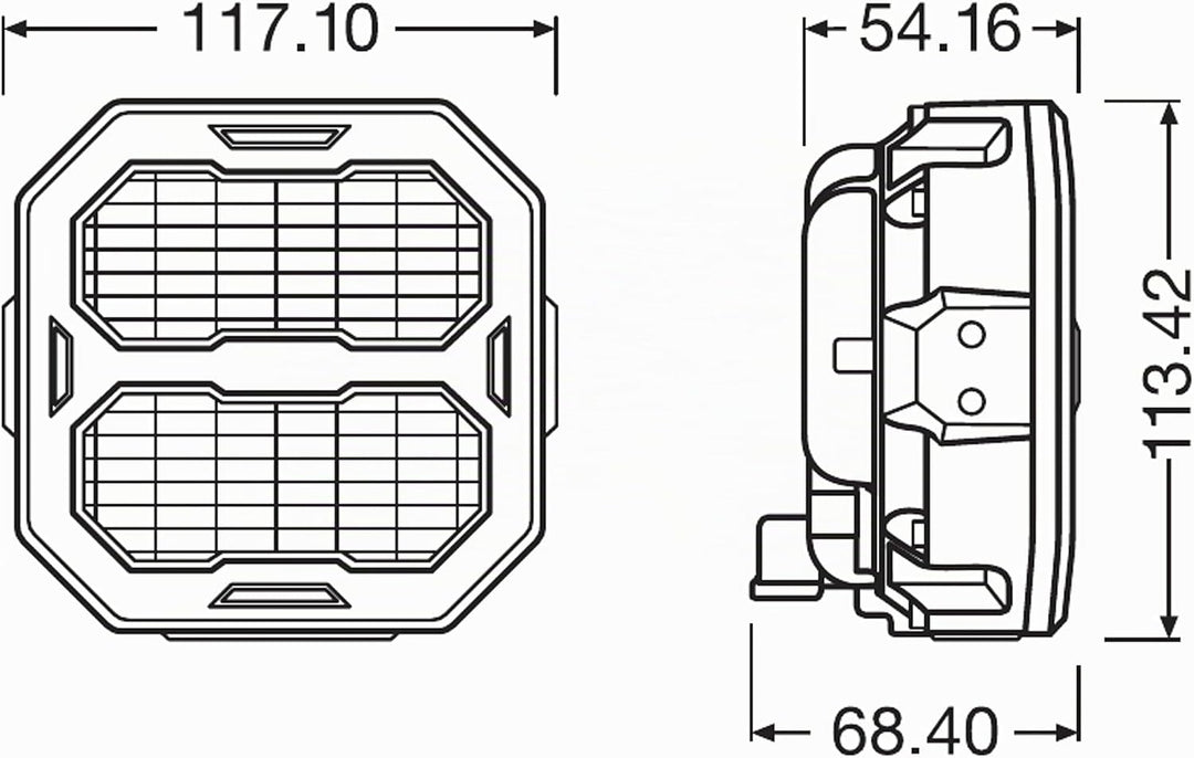 OSRAM LEDriving® Cube PX1500 Flood, LEDPWL115-FL, OFF ROAD, LED Arbeitsscheinwerfer, 1500 Lumen, Fal