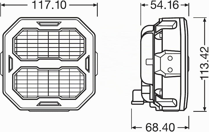OSRAM LEDriving® Cube PX1500 Flood, LEDPWL115-FL, OFF ROAD, LED Arbeitsscheinwerfer, 1500 Lumen, Fal