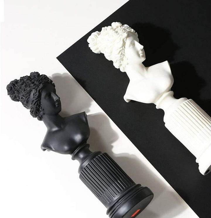 Moderne abstrakte Kunst, Tischdekorationen für Esszimmer, Wohnzimmer, Büro, Mittelstück. Skulptur de