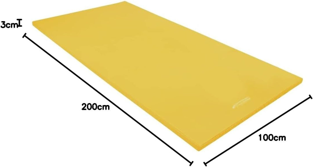 Grevinga UltraFit Gymnastikmatte – leichte Fitnessmatte, transportabel, stabiler PE-Schaum | 200 x 1