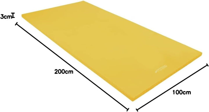 Grevinga UltraFit Gymnastikmatte – leichte Fitnessmatte, transportabel, stabiler PE-Schaum | 200 x 1
