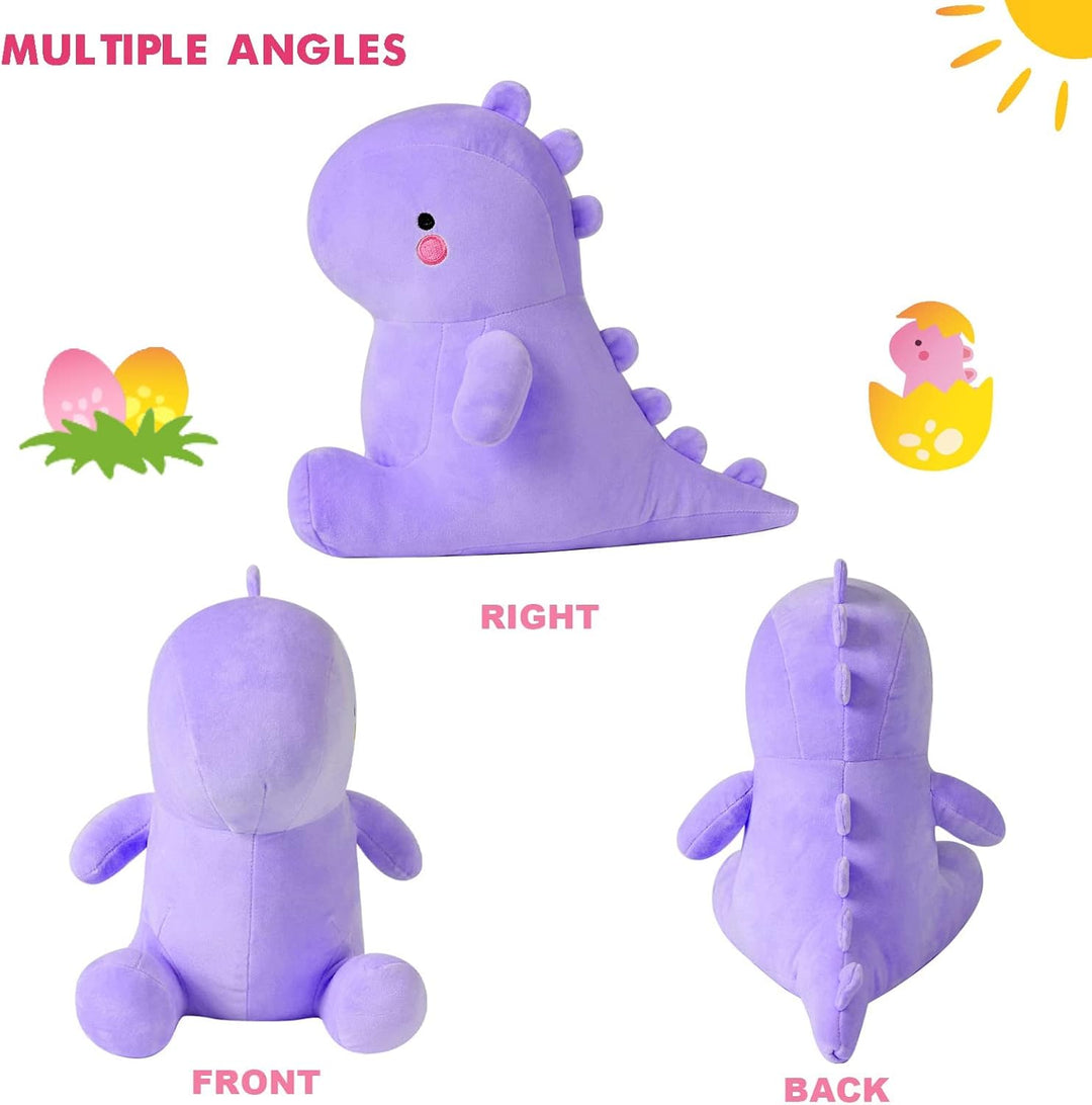 shownicer Plüschtier Dinosaurier Kuscheltier Stofftier Kawaii Dino Plüsch, Plüschsaurier Plüschkisse