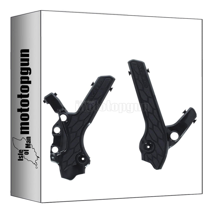 acerbis 0025996.090 x-grip rahmenschutz schwarz kompatibel mit suzuki drz 400 sm 2017 2018 2019 2020