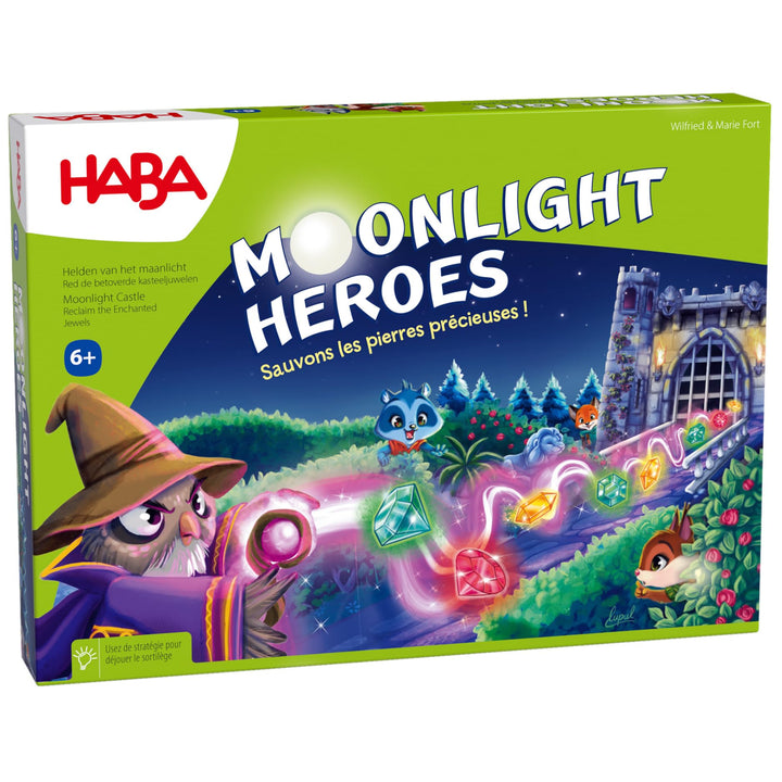 HABA - Moonlight Heroes – Gesellschaftsspiel – Ein magisches Sammel- und Strategiespiel – 5 Jahre un