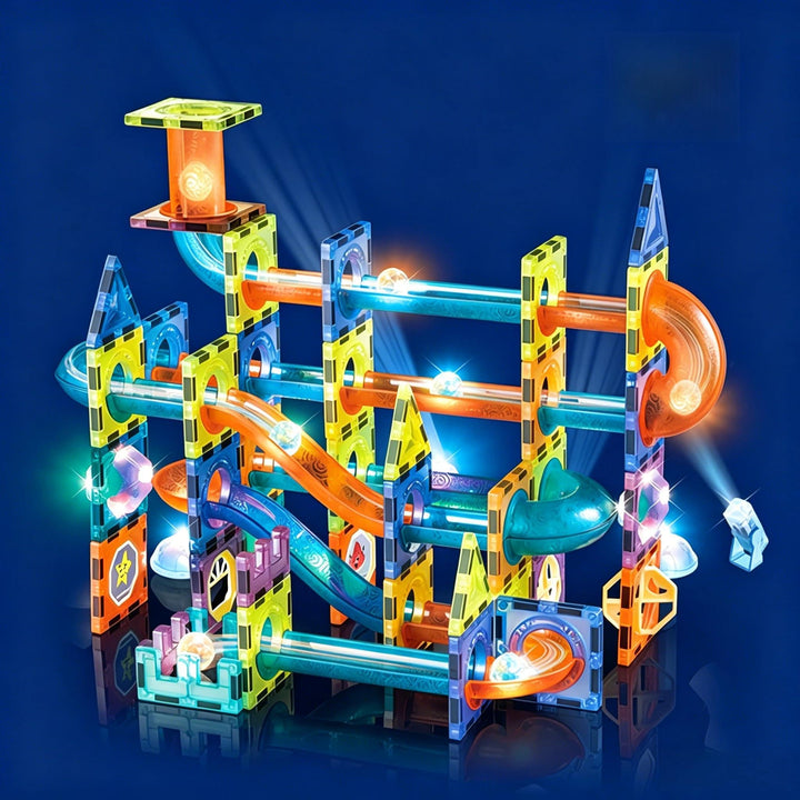 Magnetische Bausteine für Kinder, Magnetspiel für Kinder ab 3 Jahren, 3D-Lernspielzeug im STEM-Stil
