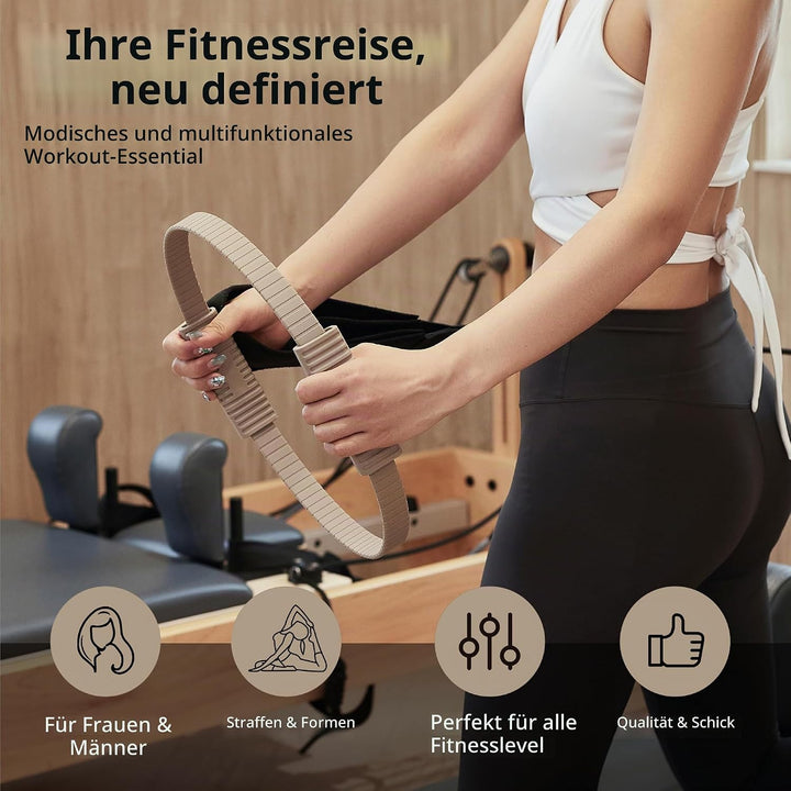 Build &amp; Fitness Pilates Ring – 34,3 cm grosser Magic Circle für Oberschenkel, Rumpf und Arme – Leich