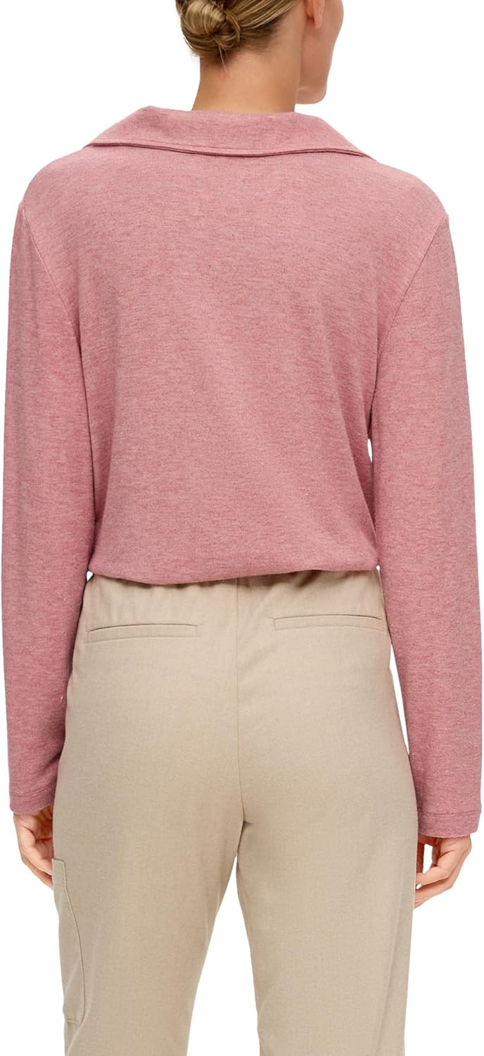 s.Oliver Longsleeve aus Viskosemix 40 Orange, 40 Orange