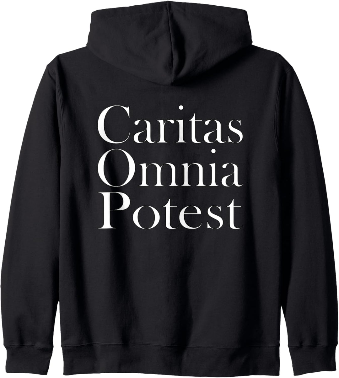 Caritas omnia potest - Liebe vermag alles - Latein, Lehrer Kapuzenjacke