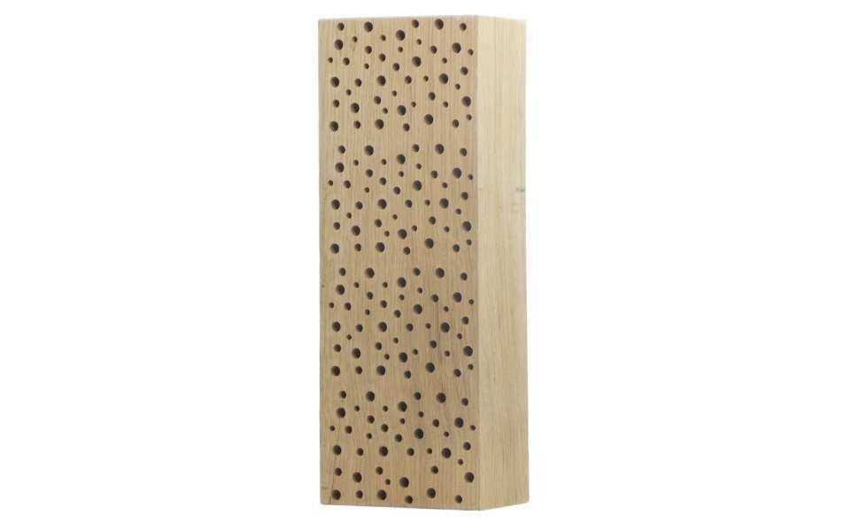 Nistblock Hartholz Insekten Nisthilfe 40cm
